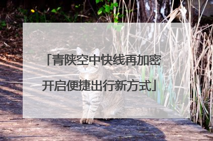 青陕空中快线再加密 开启便捷出行新方式