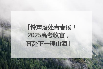铃声落处青春扬！2025高考收官，奔赴下一程山海