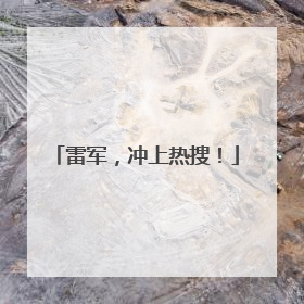 雷军，冲上热搜！