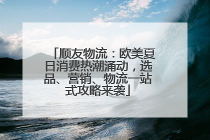 顺友物流：欧美夏日消费热潮涌动，选品、营销、物流一站式攻略来袭