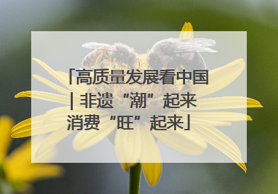 高质量发展看中国｜非遗“潮”起来 消费“旺”起来