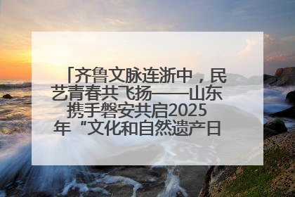 齐鲁文脉连浙中，民艺青春共飞扬——山东携手磐安共启2025年“文化和自然遗产日”系列活动