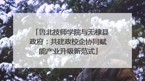 鲁北技师学院与无棣县政府：共建政校企协同赋能产业升级新范式