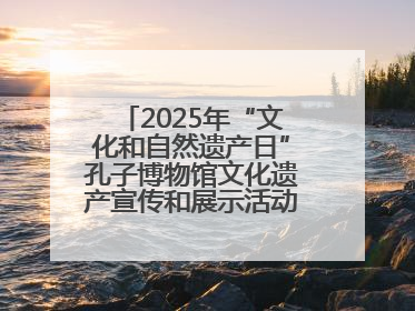 2025年“文化和自然遗产日”孔子博物馆文化遗产宣传和展示活动启动仪式举行