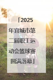 2025年宜城市第二届职工运动会篮球赛圆满落幕