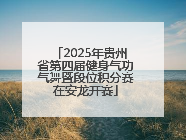 2025年贵州省第四届健身气功气舞暨段位积分赛在安龙开赛